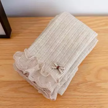 Girls Leggings Kids Tights Spring Autumn Children s Clothing Pencil Pant Toddler Bowknot Trousers Korean Style Clothing M