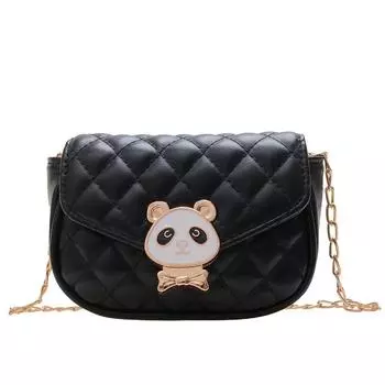 Girls Panda Trendy Pattern Kids Lightweight Crossbody Bag For Outfits Daily