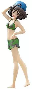 Girls & Panzer Movie Premium Summer Beach Figure “Yukari Akiyama” (Prize)