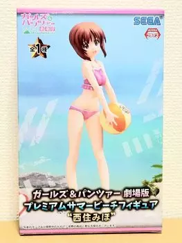 Girls & Panzer Nishizumiho Premium Summer Beach Figure