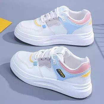 Girls shoes 2025 autumn and winter new children s soft-soled sports shoes older children s girls board shoes high-top white shoes single shoes 35