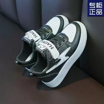 Girls shoes soft-soled boys board shoes medium and large children s girls student shoes 2025 spring new children s sports shoes 27 (inner length 17cm) розовый