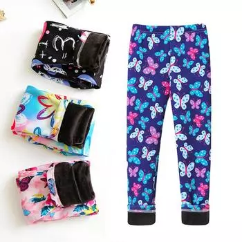 Girls Velvet Leggings Thin Velvet for Spring Autumn Wear Children s Milk Silk Pants Children s Warm Pants Girls 110cm