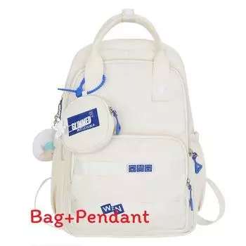 Girls Youth Backpack Casual School Bag With Inner Compartment And Fashion Colors