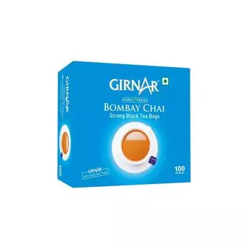 Girnar Bombay Chai Крепкий черный чай в пакетиках (100 чайных пакетиков)