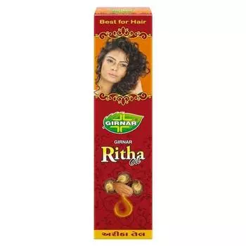 Girnar Herbal Reetha Hair Oil Ayurvedic Aritha Khoda Nu Tel For Women And Men, 500 мл | Травяное масло для волос против перхоти с Reetha, упаковка 500 мл