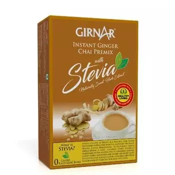 Girnar Instant Ginger Chai Premix со стевией - 10 пакетиков
