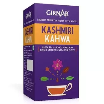 Girnar Instant Premix Кашмирский имбирь, Instant Kahwa (5 пакетиков), 50 грамм
