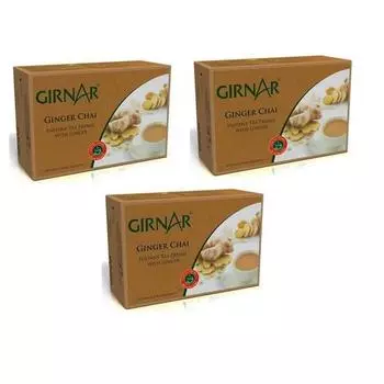 Girnar Растворимый имбирный чай Premix (Пакет из 3)
