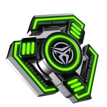 Гироскоп на палец, декомпрессионный инструмент, металлический волшебный спиннер, супер черный, технологические игрушки EDC для взрослых и мальчиков, антистресс ORIGIN чёрный