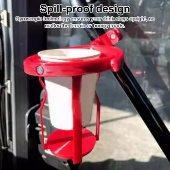 Гироскопический держатель для стакана, напечатанный на 3D-принтере, вращающийся на 360 градусов, держатель для банок с напитками, универсальный самовыравнивающийся, непроливающийся, для различных транспортных средств, держатель для напитков чёрный