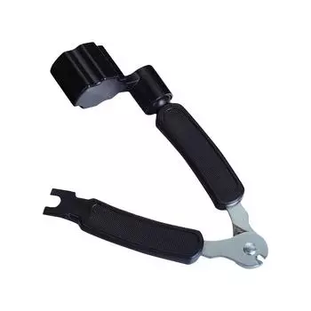 Гитара Многофункциональный щипчик для струн Инструмент для удаления ногтей Щипчик для струн Устройство для намотки струн Инструмент для замены струн One Size чёрный