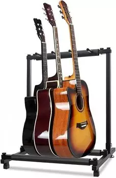 Гитара Saeda вмещает 3 музыкальных инструмента, которые не повреждаются, легко складывается, совместима с лаком, защищает инструменты