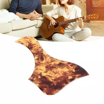 Гитарная накладка из ПВХ, утолщенная, устойчивая к царапинам, самоклеящаяся, декоративная, стильная, защитная пластина для акустической гитары