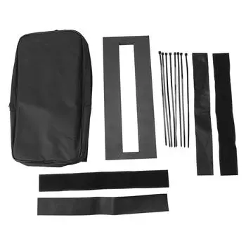 Гитарная педаль из алюминиевого сплава, суперлегкая для эффектов с сумкой для переноски 38x14,5 см, маленькая