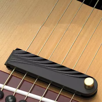 Гитарная сурдина из пеноматериала, простая в установке для электрической бас-гитары