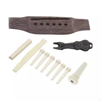 Гитарные штифты для бриджа, набор седловых порожков, практичные, надежные, прочные деревянные струны для укулеле