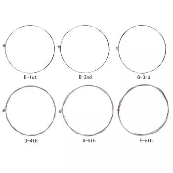 Гитарные струны из углеродистой стали серии EW, набор струн для электрогитары EW7300 E-1st-009inch