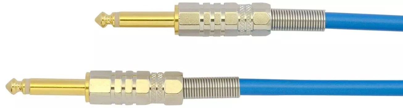 Гитарный кабель HEXA 3 м SS синий