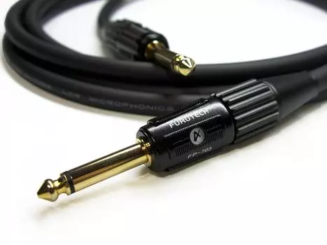 Гитарный кабель MOGAMI 3368 с аудиоразъемом (Экранированный) с FURUTECH (1m)