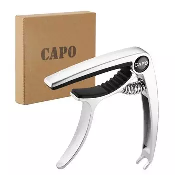 Гитарный каподастр для гитары и акустической гитары, профессиональный легкий каподастр для электрогитары, мини-каподарок для укулеле из сплава для акустической гитары, 6 струн