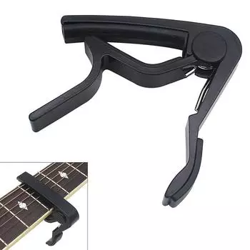 Гитарный каподастр из металлического сплава с идеальной силиконовой подушкой для настройки гитары укулеле, банджо, мандолины