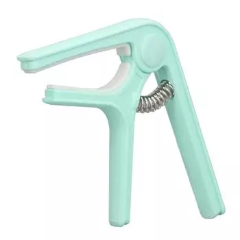 Гитарный каподастр Прочный ABS Пружина Равномерное Давление Простой в Эксплуатации Каподастр для Акустической Гитары Укулеле Бас светло-зеленый