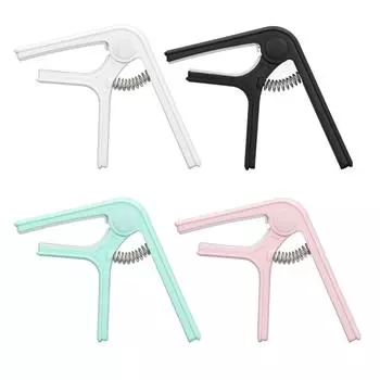 Гитара прочная ABS пружина равномерное давление легко для акустической гитары укулеле бас запрет Black