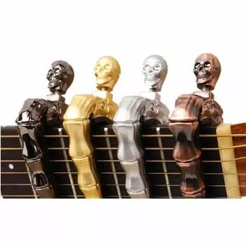 Гитарный каподастр Регулируемый каподастр для акустической гитары, электрогитары укулеле чёрный