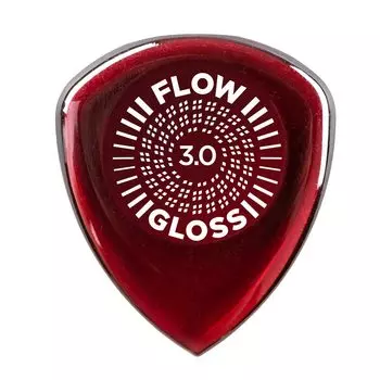 Гитарный медиатор JIM DUNLOP FLOW GLOSS 550R 3,0 мм [1 шт.]