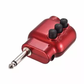Гитарный мини-предусилитель, разъем предусилителя с регулятором громкости Bass Treble EQ для предусилителя акустической гитары, 6,35 мм