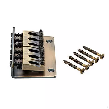 Гитарный мостик с винтами легкий простой в установке сменная часть для шести струн