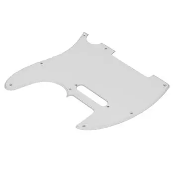 Гитарный пикгард с 8 отверстиями, однослойный ПВХ, защитная пластина для гитар Telecaster