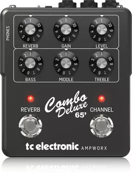 Гитарный предусилитель TC Electronic TC Ampworx Technology 2ch Design Independent IR Spring Reverb Celestion Official IR Headphone Out COMBO DELUXE 65 PREAMP