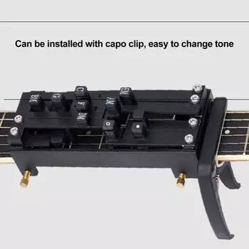 Гитарный пресс для аккордов Гитарный помощник Тренер аккордов Гитарный стартовый инструмент для обучения Практика аккордов белый