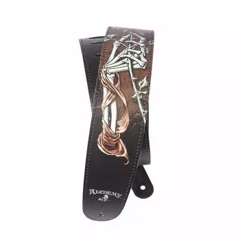 Гитарный ремень Alchemy Gothic кожаный ремень 25LAL05 Cryptorosa D Addario []