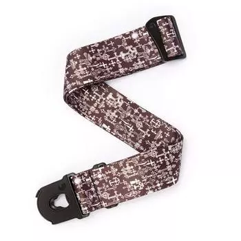 Гитарный ремень с замком Strap Lock Structure Alchemy Gothic Planet Lock Strap 50ALP02 Gothic Cross D Addario []