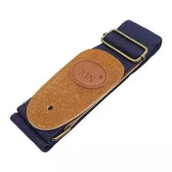 Гитарный ремень утолщенный для оригинальной/фолк/электрической бас-гитары (Темно-синий) Великобритания