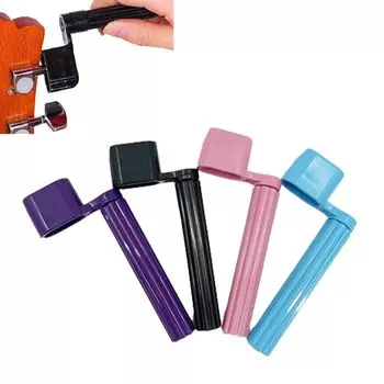 Гитарный струнный тюнер Гитарный струнный сменный медиатор Пластиковый скоростной съемник колков Бридж Гитарный струнный тюнер Инструмент для замены струн Гитара