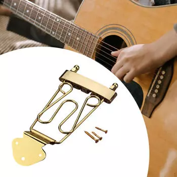 Гитарный струнодержатель, басовый бридж, сменный аксессуар с винтами, профессиональный роликовый седло
