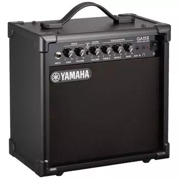 Гитарный усилитель YAMAHA GA15II Drive & Clean, 2-канальная спецификация. Небольшой усилитель, идеальный для занятий. Функция Aux in позволяет заниматься в формате сессии.