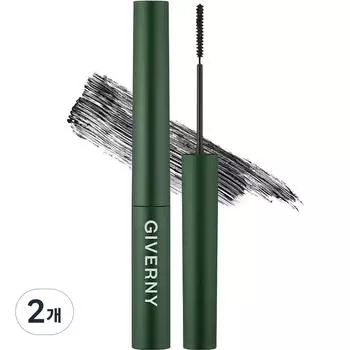 Giverny adhesion sensitive mascara 4g, 01 black, 2 pcs.