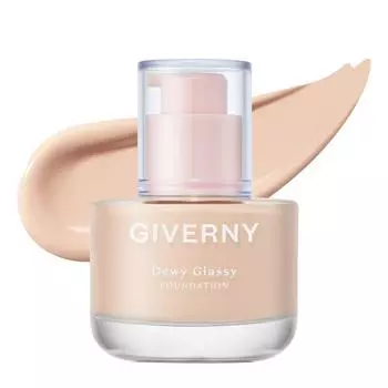Giverny Dewy Glassy Foundation 30 мл, 1 шт., 13NW бледно-слоновая кость