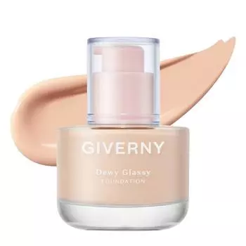 Giverny Dewy Glassy Foundation 30ml, 1 piece, 17C porcelain