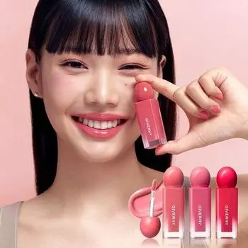 Giverny Dewy Lip Glaze 4,9 г 9 цветов/Dew Plumper 02 Mellow Beige