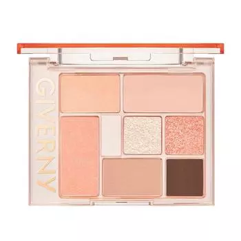 Giverny Nuance G Eye Palette 8.2g, 1 piece, No. 3 Peach Blanc