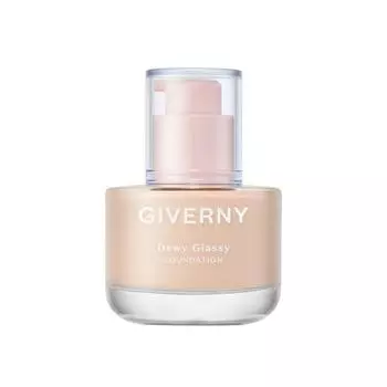 Giverny Тональная основа Dewy Glassy (21NW Светло-бежевый) SPF 38 PA++ 30 мл