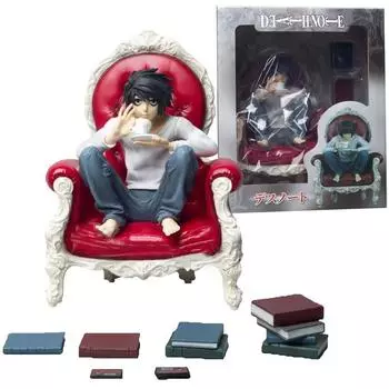 GK Death Note L Lawliet аниме фигурка Coffee Watari & L фигурка Light Yagami фигурка Коллекционная модель игрушки куклы No Retail Box