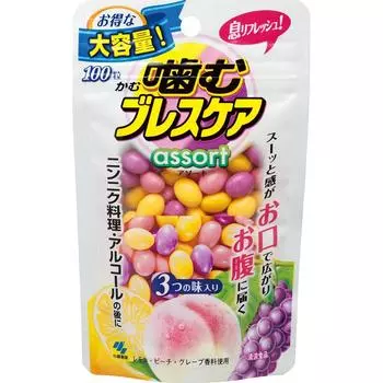 Glace Care Kobayashi Pharmaceutical Chewing Glass Care Pouchia Ассорти 100 таблеток