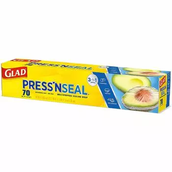 GLAD SEAL GLAD Press Seal Magic Wrap Ширина 30 см x Длина Набор из 5 PRESS N и 21,6 м